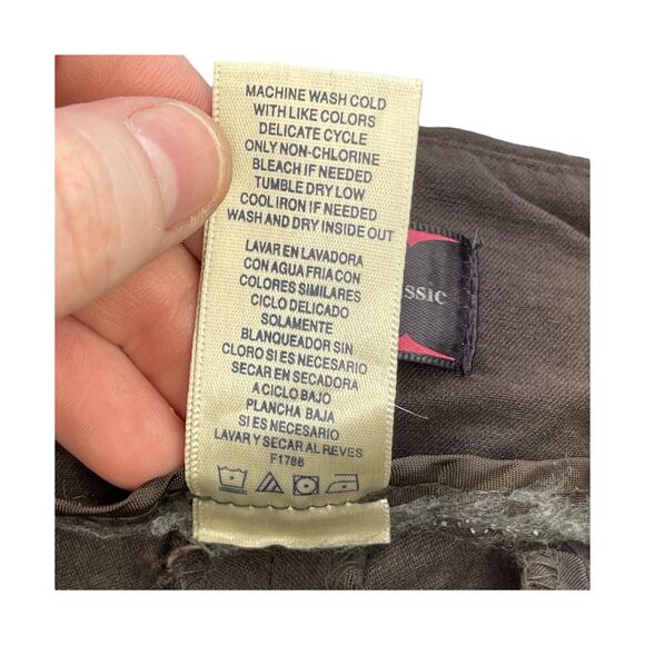 Rafaella Classic Brown Dress Pants Women’s Size 8 (32x29) - Picture 9 of 9